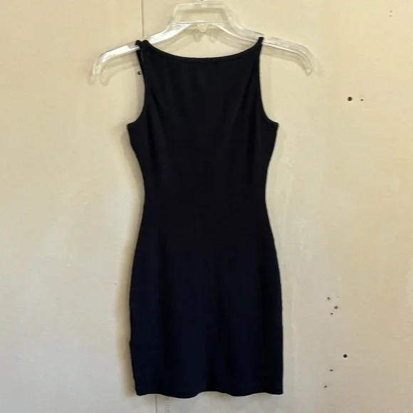 Off-White Black Ribbed “OFF” Mini Dress Size 2 - Picture 9 of 9